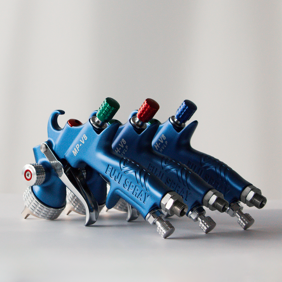 6825 V8 Color Coded Fluid Control Knobs – HVLP-US